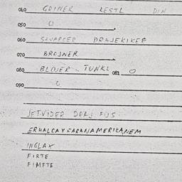 Eastern questionnaire, answ...