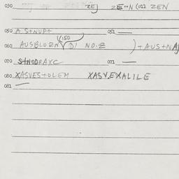 Eastern questionnaire, answ...