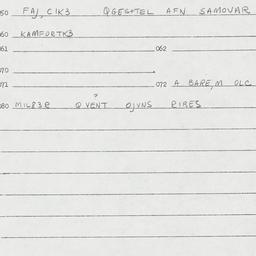 Eastern questionnaire, answ...
