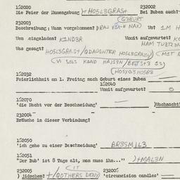 Western questionnaire, answ...
