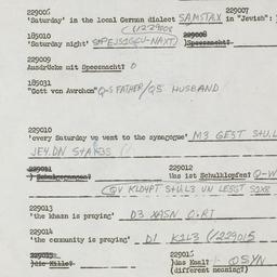 Western questionnaire, answ...