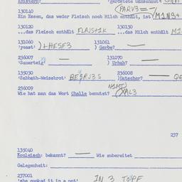 Western questionnaire, answ...