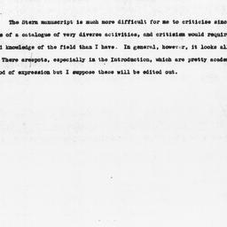 Comments from T.J. Woofter,...