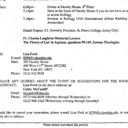 Announcements, 2002-12-05. ...
