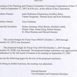 Planning and Finance Commit...