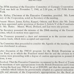 Executive Committee Meeting