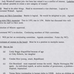 Nominating Committee
