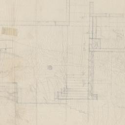 East terrace plan, section ...