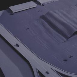 Model, aerial view.