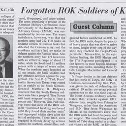 Forgotten ROK soldiers of K...