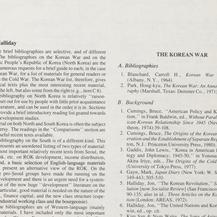 Bibliographies on Korea