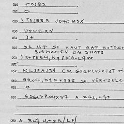 Eastern questionnaire, answ...