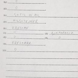Eastern questionnaire, answ...