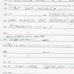 Eastern questionnaire, answ...