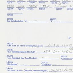 Western questionnaire, answ...