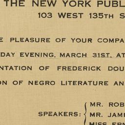 Presentation of Frederick D...