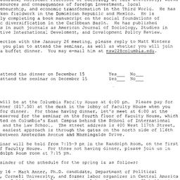 Announcements, 2004-01-26. ...