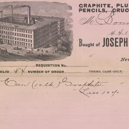 John Dixon Crucible Co. bil...