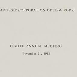 Board Meeting -8th Annual, ...