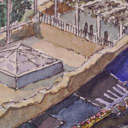 Aerial perspective drawing,...