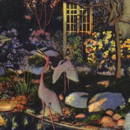 Japanese Garden at Night, R...