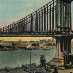 Manhattan Bridge, New York.
