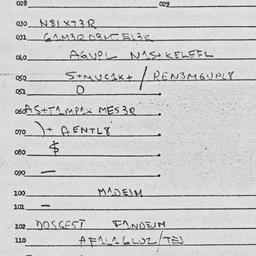 Eastern questionnaire, answ...