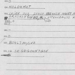 Eastern questionnaire, answ...