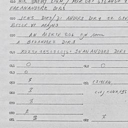 Eastern questionnaire, answ...