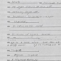 Eastern questionnaire, answ...