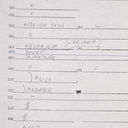 Eastern questionnaire, answ...