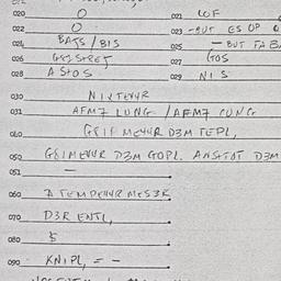 Eastern questionnaire, answ...