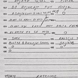 Eastern questionnaire, answ...