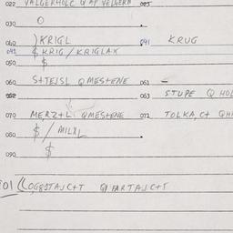 Eastern questionnaire, answ...