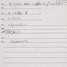 Eastern questionnaire, answ...