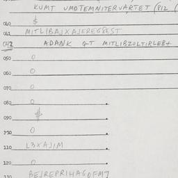 Eastern questionnaire, answ...