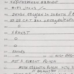 Eastern questionnaire, answ...