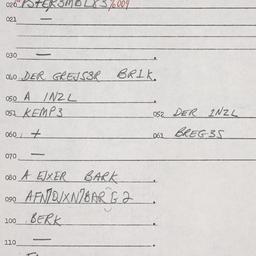 Eastern questionnaire, answ...