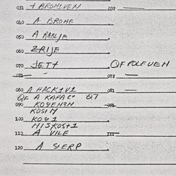 Eastern questionnaire, answ...