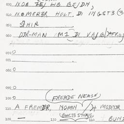 Eastern questionnaire, answ...