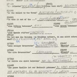 Western questionnaire, answ...