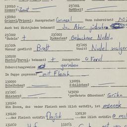 Western questionnaire, answ...