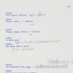 Western questionnaire, answ...