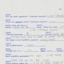Western questionnaire, answ...
