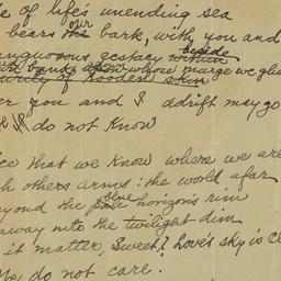 Drifting : poem (unpublishe...