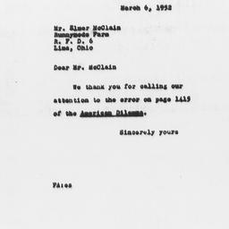 Letter from Florence Anders...