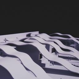 Model, aerial view.