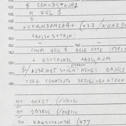Eastern questionnaire, answ...
