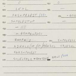 Eastern questionnaire, answ...