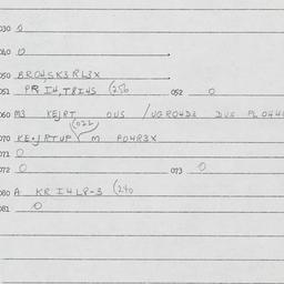 Eastern questionnaire, answ...